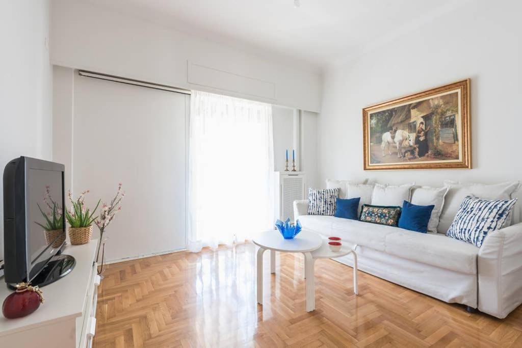 New! Bright & Remodeled 1Bed Apt 2Min Walk To Acropolis Ateny Zewnętrze zdjęcie